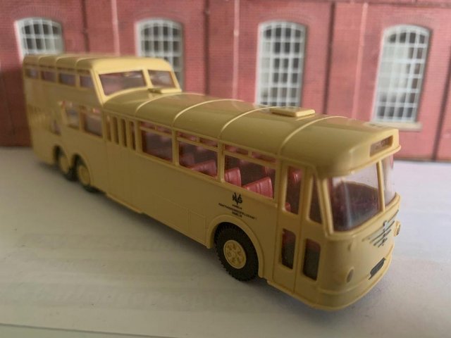 Preview of the first image of SCALE MODEL BUS IMPORTED GERMAN HALBDOPPELDECKER.
