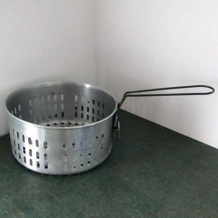 Image 2 of Vintage traditional non-stick chip pan, lid & basket. Swan