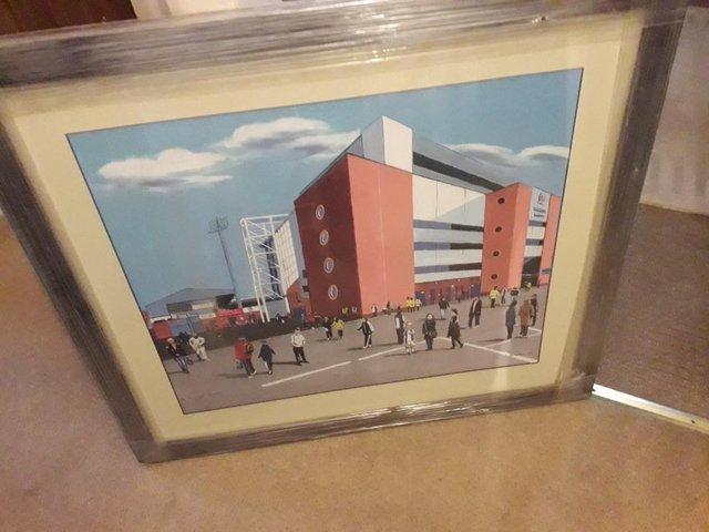 Preview of the first image of original.oil.painting. blackburn.rovers.