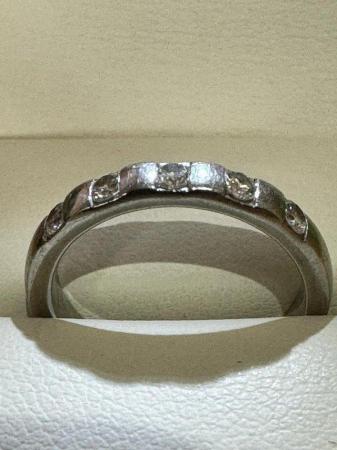Image 3 of Wedding Diamond Band Platinum ring