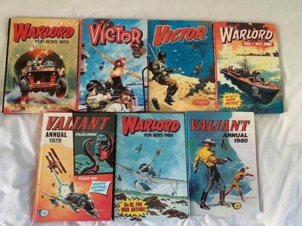 Image 1 of 1970s & 1980s BOYS' ACTION ANNUALS