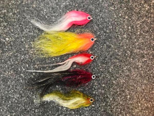 Image 1 of 5 new, professionally-tied pike/sea lures