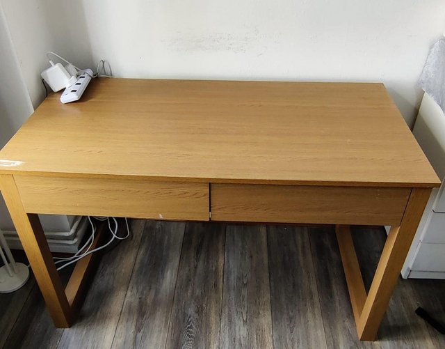 Preview of the first image of Wooden Study Desk/ Office Desk.