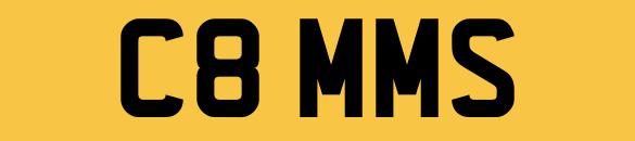 Preview of the first image of C8MMS Number Plate Private Personalised Registration.