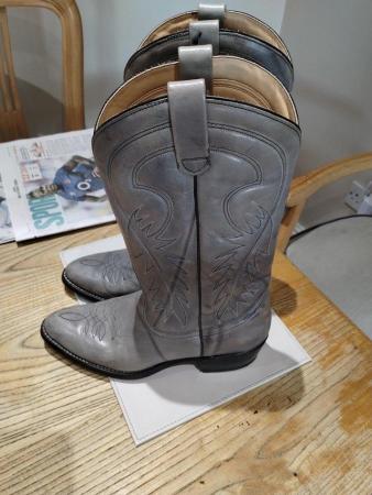 Image 3 of Leather Texan Cowboy Boots for sale