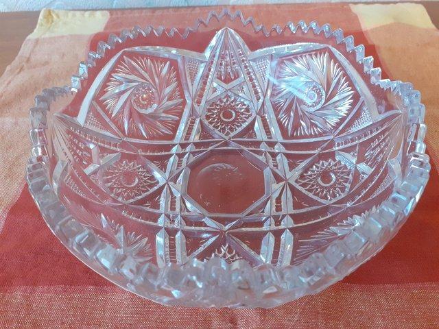 Preview of the first image of Lead Crystal Bowl by Riihimaki of Finland.