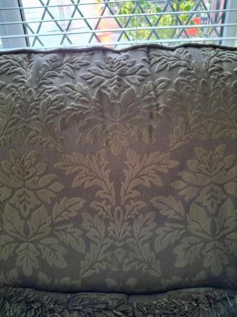 Image 2 of 4&2 seater patterned brocade csl sofa WILL SELL SEPERATLY