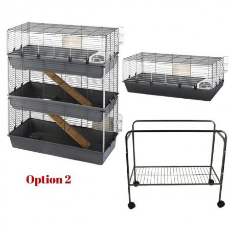 Image 6 of FULL Rodent Equipment: 2 x Cage + outdoor cage + cage stand