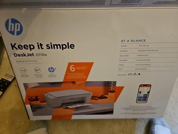 Image 1 of Deskjet 2017e HP printer