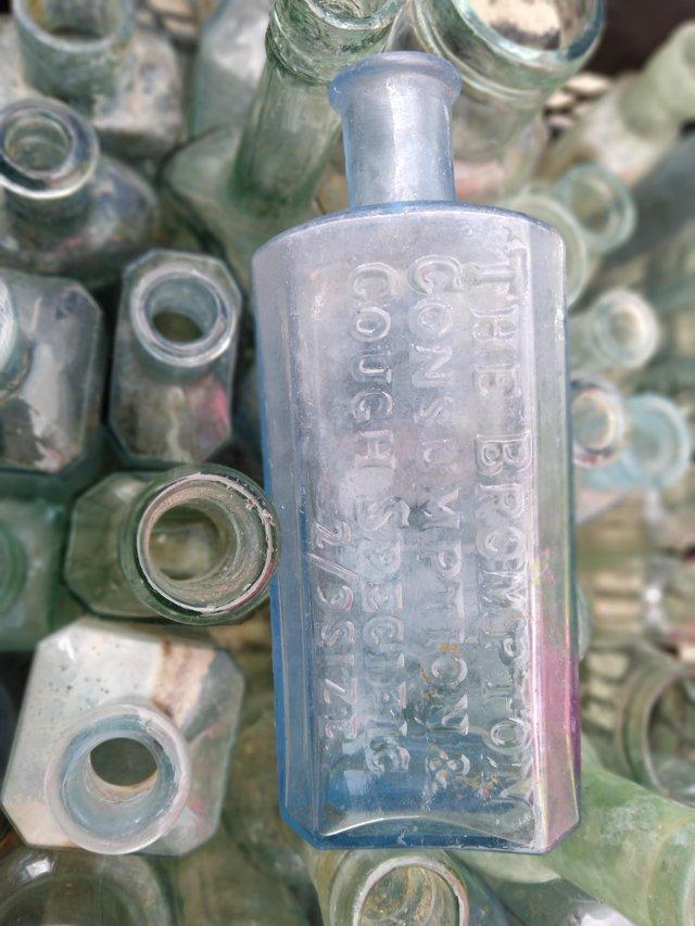 Preview of the first image of Victorian glass era bottles1890 to 1910uniqueprovenanc.