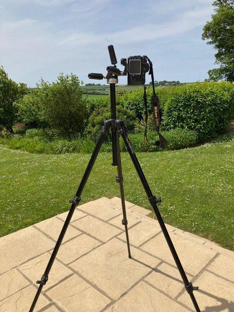 Preview of the first image of Manfrotto Proffessional Tripod.
