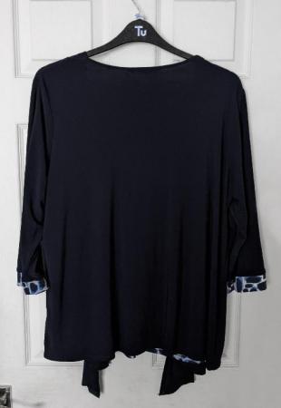 Image 2 of Ladies Waterfall Top By Bon Marche - Size 24