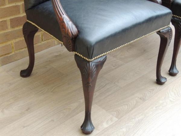 Image 13 of Pair of Antique Chesterfield Library Chairs (UK Delivery)