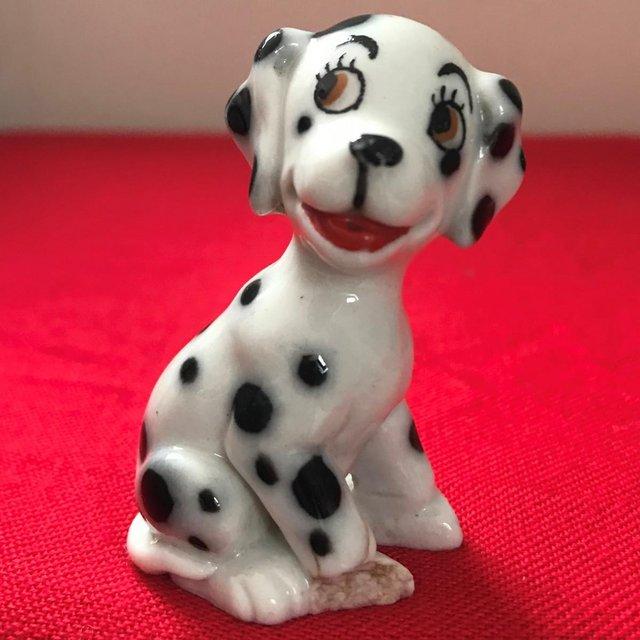 Preview of the first image of Vintage 1960's Wade 'Simon' dalmation puppy - damage..