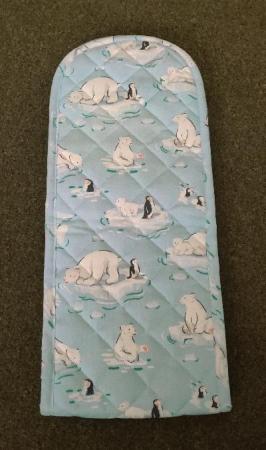 Image 1 of Cath Kidston Polar bear Print Quilted Oven Gloves     BX13