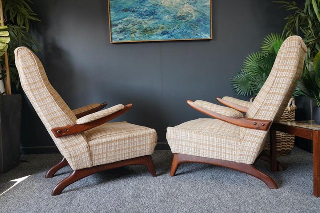 Image 5 of Mid Century Greaves & Thomas Rosewood Armchairs