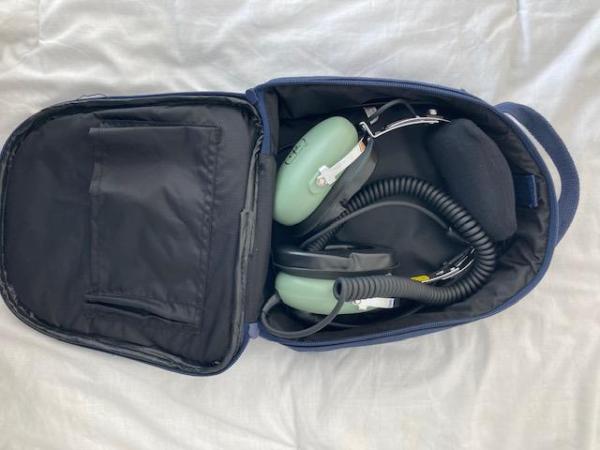 Image 1 of David Clark H10-13H Flying Headset in case