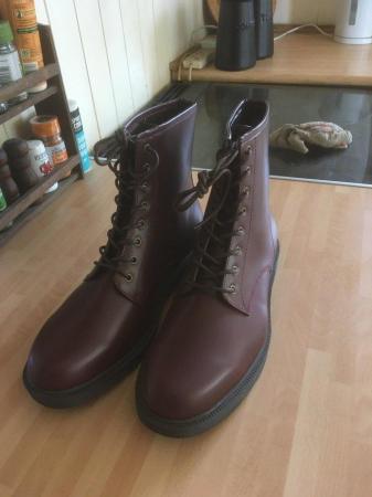 Image 2 of DM style new boots/ dark tan/