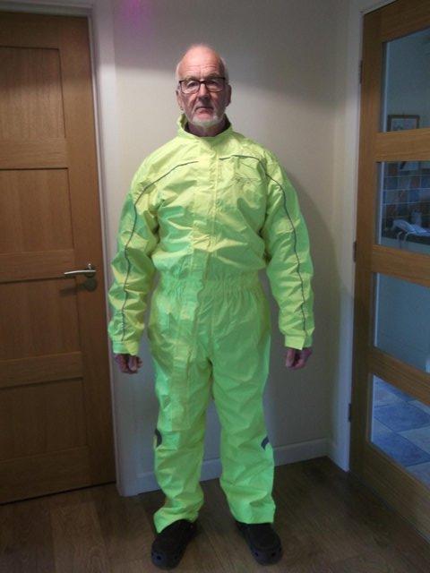 Preview of the first image of RST Hi-Vis Waterproof suit - as new.