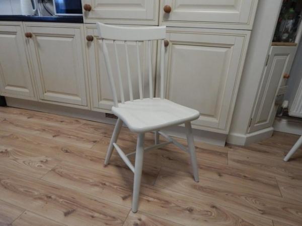 Image 9 of Beech Farmhouse Kitchen table / Dining table & 4 chairs