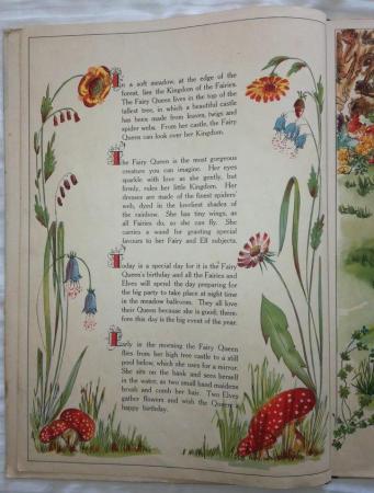 Image 2 of VINTAGE Book A Day In Fairyland By Sigrid Rahmas Ana Mae