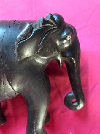 Image 2 of Antique Black ebony elephant £5