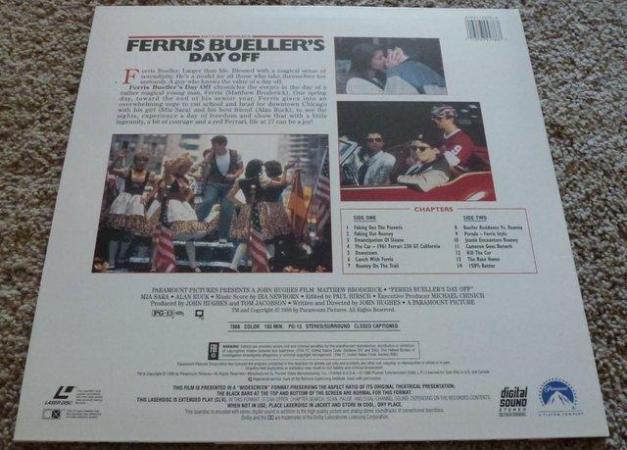 Image 3 of Ferris Bueller’s Day Off, Laserdisc (1986)