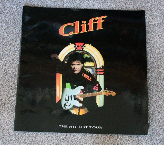 Preview of the first image of Cliff The Hit List Tour programme,.