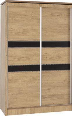 Preview of the first image of Charles 2 door sliding wardrobe in oak.