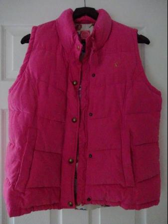 Image 1 of JOULES BRIGHT PINK PADDED GILET-SIZE 16