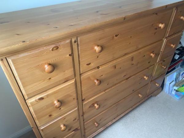 Image 2 of Solid pine chest of drawers