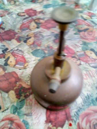 Image 2 of OIL BOTTLE BRASS £4WITH PLUNGER