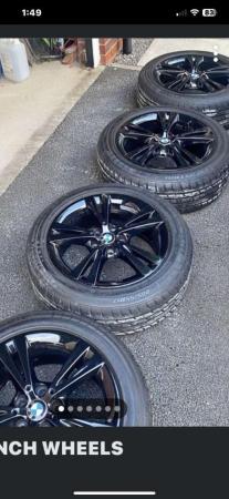 Image 2 of BMW wheels and new tyres x four