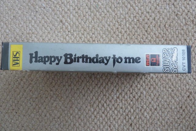 Preview of the first image of Happy Birthday To Me (Original Uncertified VHS Movie).
