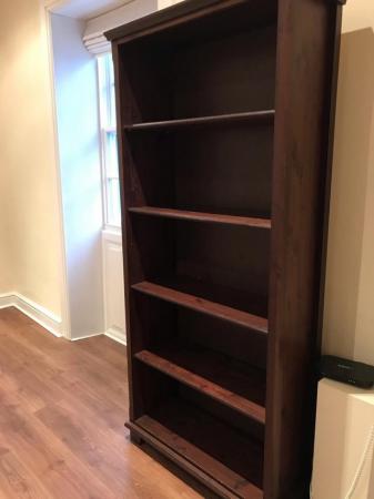 Image 3 of Tall Solid Hardwood Bookcase