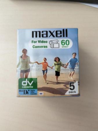 Image 1 of DV Camcorder Cassette Tapes 5 x 60 Minutes