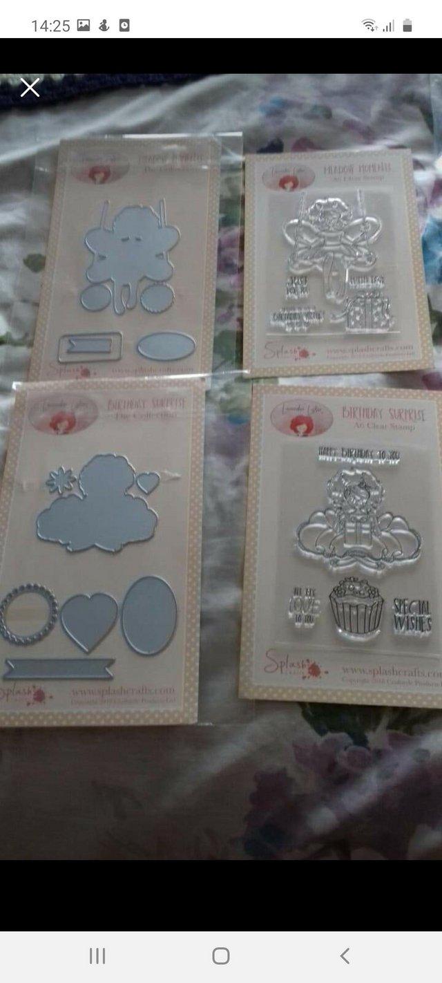 Preview of the first image of Craft clearout, stamps, dies, card blanks BNIPs.