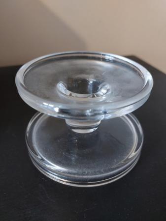 Image 2 of Glass candle holder, in great condition