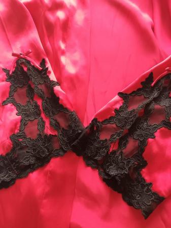 Image 3 of La Senza Luxury Red Silk wrap in 12/14