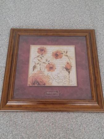 Image 1 of Framed picture of Roses in an attractive frame