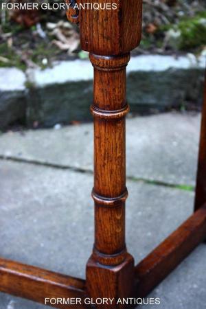 Image 25 of A TITCHMARSH AND GOODWIN OAK CANTED HALL TABLE LAMP STAND