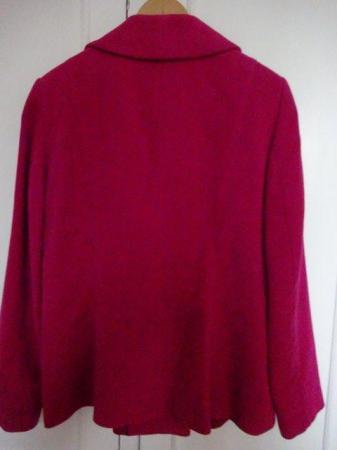 Image 4 of PER UNA/MARKS AND SPENCER SMART PINK ZIP UP JACKET-SIZE 14