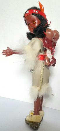 Image 3 of KAYDEE * A RED INDIAN GIRL DOLL 19 cm tall VERY GOOD
