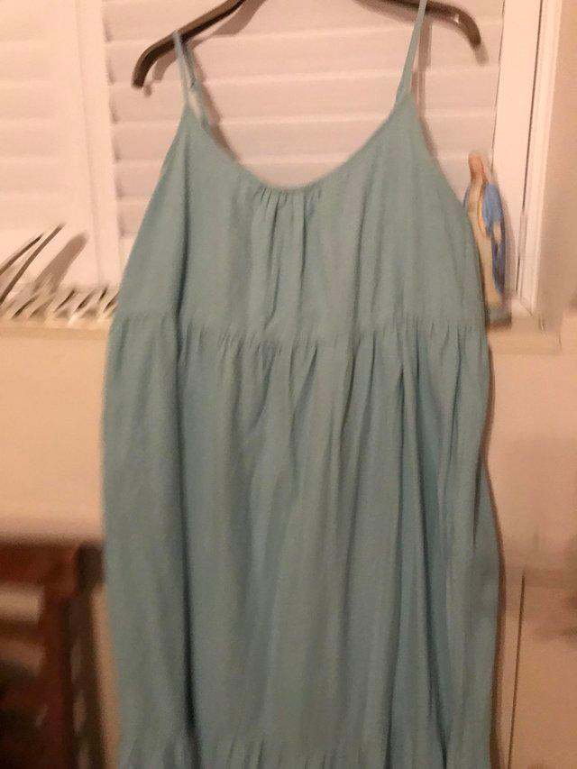 Preview of the first image of Matalan summer cotton dress size 18.