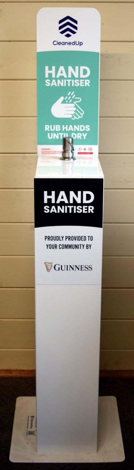 Preview of the first image of HAND SANITISER STATION PLUS 5 LITRES HAND SANITISER.