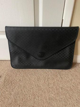 Image 1 of Gucci wallet / man bag black leather