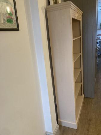 Image 2 of Solid pine painted bookcase in farrow and ball setting plast