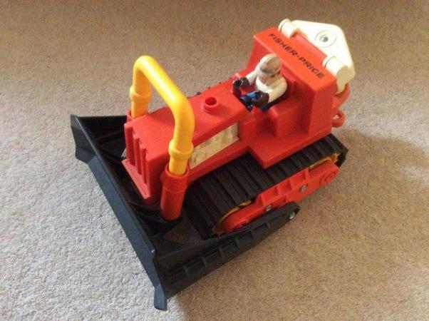 Image 1 of Bulldozer made by Fisher Price 1980’s