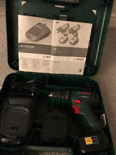 Preview of the first image of For Sale Bosch 18v Lithium-ion Cordless Combi Drill.