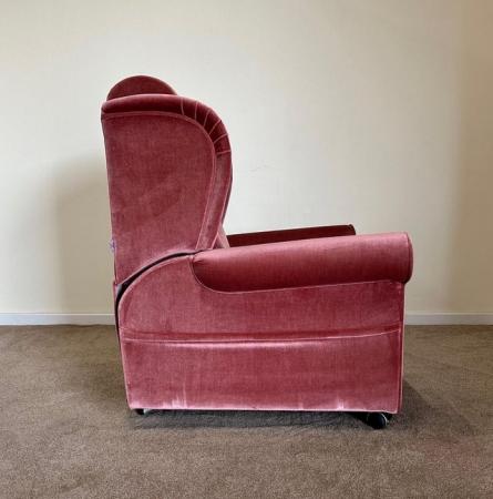 Image 10 of LUXURY ELECTRIC RISER RECLINER ROSE PINK CHAIR ~ CAN DELIVER